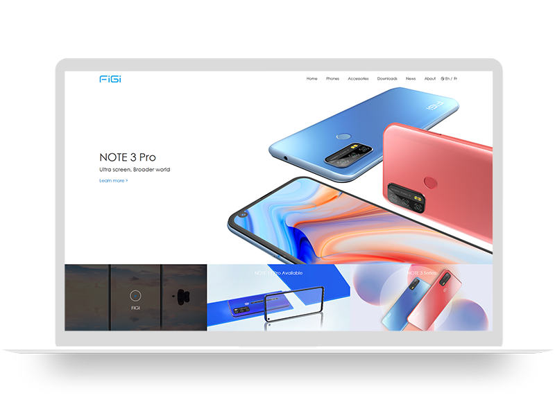 雙語言智能手機品牌官網(wǎng)定制 英語法語外貿(mào)網(wǎng)站建設